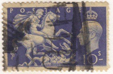 Great Britain #288 heavy used - 10sh high value