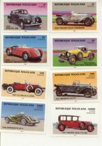 1984 Togo Classic Cars (Scott 1249-56) MNH