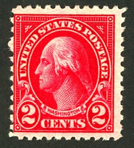 U.S. #554 MINT OG HR