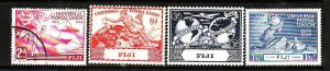 Fiji-Sc#141-4- id9-unused NH set-Omnibus-UPU-1946-please note #141 is used so