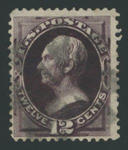 USA 162 - 12 cent Clay - Blackish Violet with Secret Mark - F/VF Used
