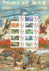 BC-446 2014 History of Britain 103 The great war No.52 sheet U/M