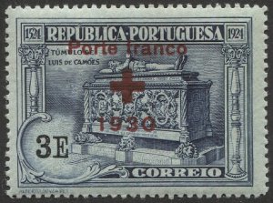 PORTUGAL 1930 Sc IS28 MLH F-VF 3e Red Cross Francise stamp