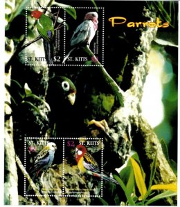 Saint Kitts 2005 - Birds - Sheet of 4 Stamps - Scott #617 - MNH