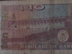 ​BANGLADESH-1982 BANGLADESH BANK-10 TAKA-CIRULATED NOTE-VERY FINE-LAST ONE