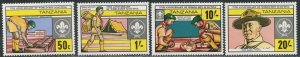 TANZANIA Sc#205-208 1982 Scouting Year OG Mint NH