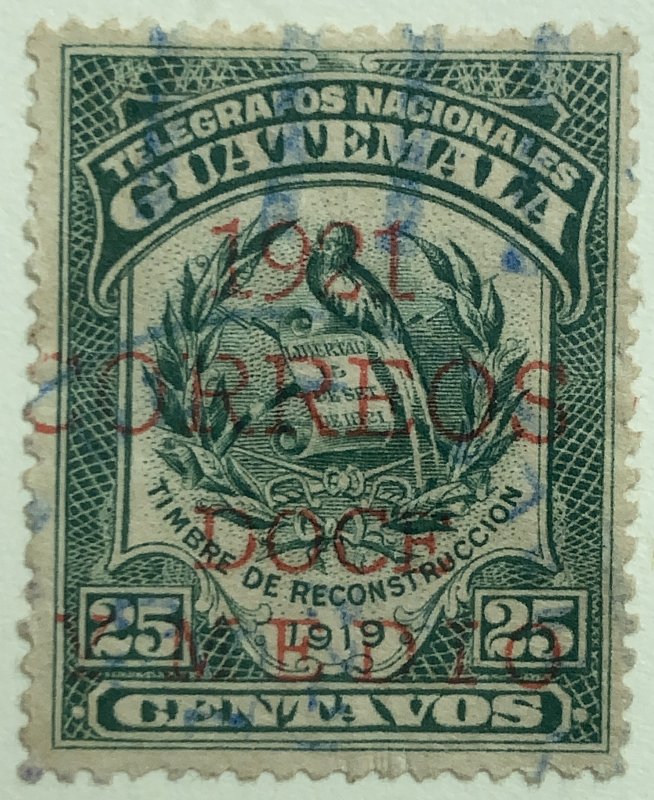 AlexStamps GUATEMALA #176 SUPERB Used 