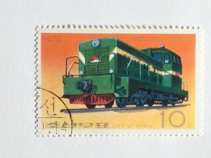 North Korea – 1976 – Single “Train” Stamp – SC# 1527 – CTO