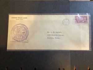 ICOLLECTZONE 1936 Texas Advertising Cover Herder Truck Centennial (C000)