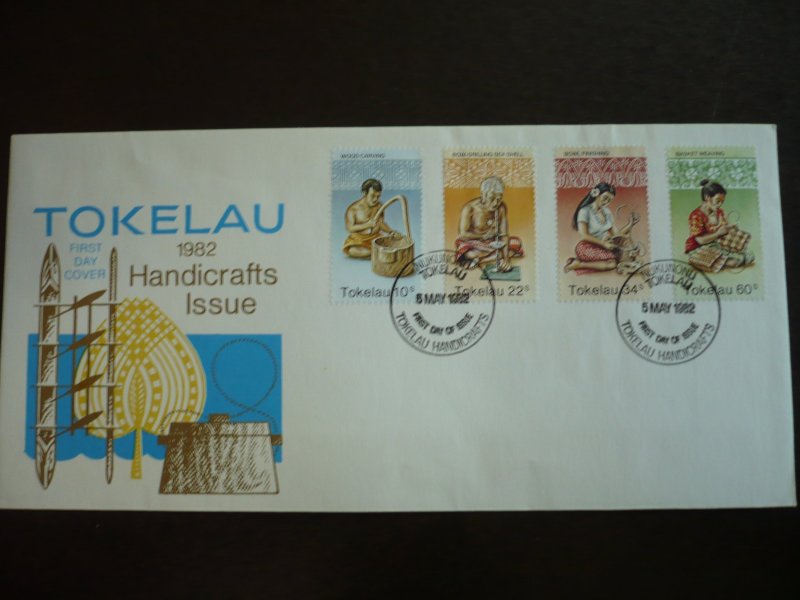Stamps - Tokelau Islands - Scott# 81-84 - First Day Cover