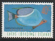 1995 Cocos Islands - Sc 306 - MH VF - 1 single - Fish