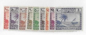 Maldive Islands Sc #20-28  OG VF