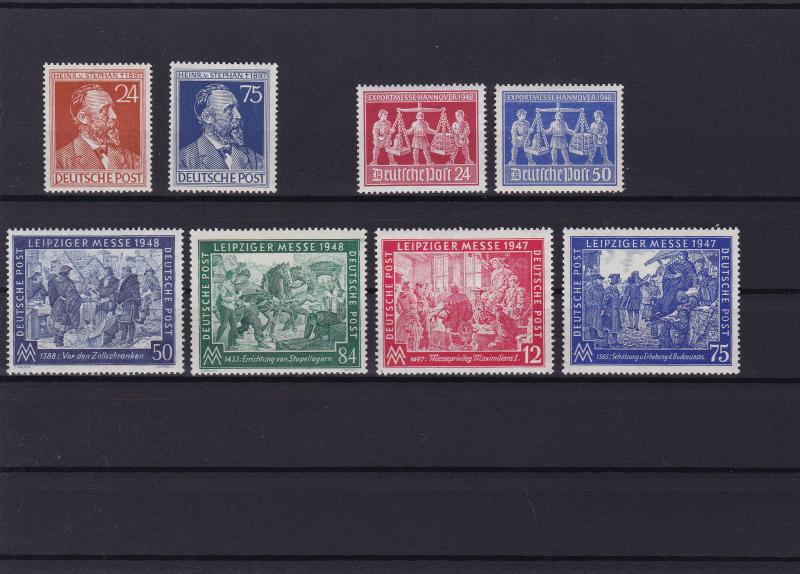 germany 1947 - 48  mint never hinged stamps ref r14152