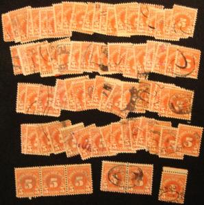 US #J83, Used Singles(@79), Postage Due L6