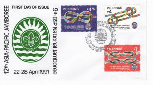 Philippines 1991 Sc 2090-2 FDC