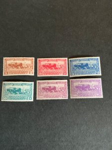 Stamps Egypt Scott# 108-13 hinged