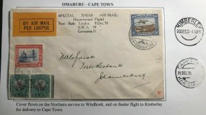 1931 Windhoek South West Africa First Flight Cover FFC To Johannesburg