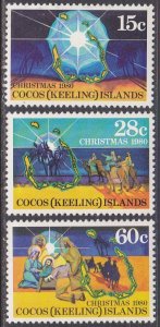 Cocos Islands Sc #53-55 MNH