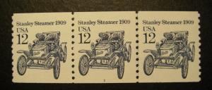 Scott 2132, 12 cent Stanley Steamer, PNC3 #1, MNH Transportation Coil Beauty