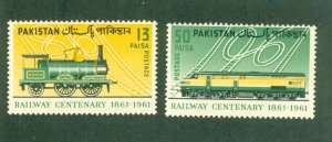 PAKISTAN 157-8 MH BIN $1.75