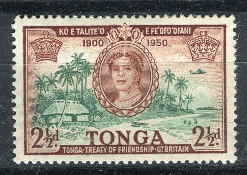 TONGA(stamp) 1951 Britain Treaty issue fine MINT MNH 2.5d. value