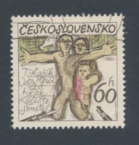 Czechoslovakia 1975 Scott 1992 CTO- 60h Villages destruction