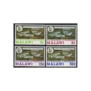 Malawi 225-228,228a,MNH.Michel 220-223,Bl.37. Independence,10,1974.Kamuzu Banda.