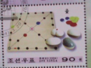 KOREA-2004 SC#4364 PLAYING KOREA CHESS FANCY CANCEL S/S WE SHIP TO WORLD WIDE