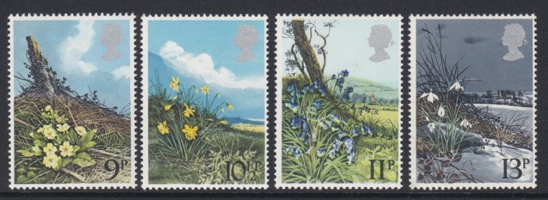 855-58 British Wildflowers MNH