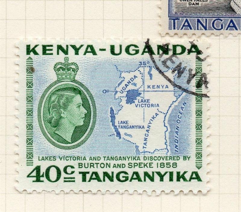 Tanganyika 1954 Early Issue Fine Used 40c. 292072