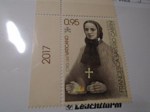 Vatican City  Year  2017  F S  Cabrini  MNH