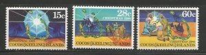 Cocos Islands MNH sc# 53-5 Christmas