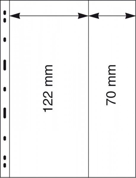 Lindner Uniplate Stamp Stock pages pack of 5 (similar to Vario) priced to clear 