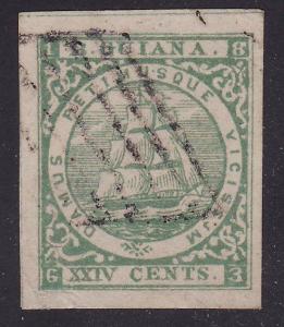 BR GUIANA An old forgery of a classic stamp.................................2276