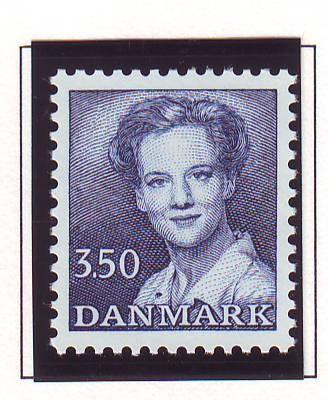 Denmark Sc 712 1983 3.50 kr blue Queen stamp mint NH
