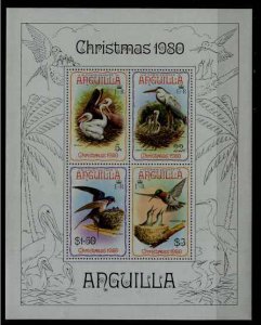 Anguilla 401a MNH s/s Birds/Christmas-80 SCV14