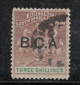 British Central Africa 1895 Overprint 3sh Scott # 10 Used