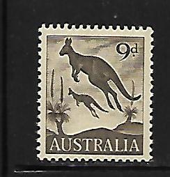 AUSTRALIA, 322,MINT HINGED, KANGAROO