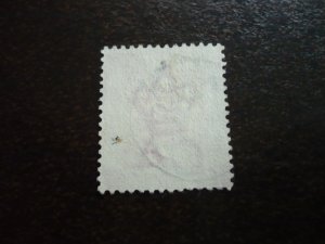 Stamps - Hong Kong (Canton) - Scott# 36b - Used Part Set of 1 Stamp
