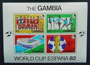 Gambia, Scott 446a, MNH, World Cup Soccer