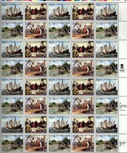 US Scott 2620-23 Voyage of Columbus Mint NH sheet of 40