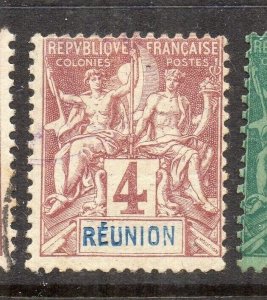 Reunion 1892 Early Issue Fine Mint Hinged 4c. NW-230792