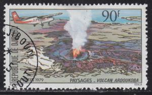 Dijabouti 492 Aircraft over Volcano 1979