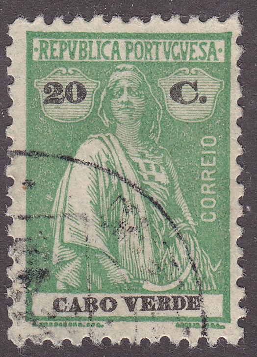 Cape Verde 165 Used 1914 Ceres