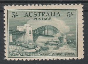 AUSTRALIA 1932 BRIDGE 5/- 