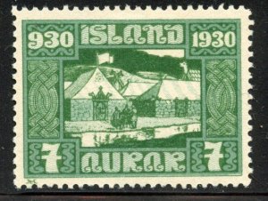 Iceland # 154, Mint Hinge.