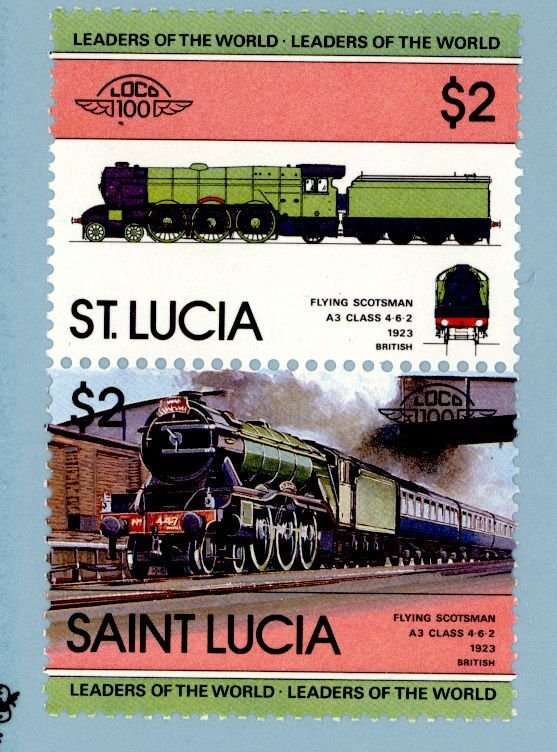 St. Lucia #623-4  Multiple