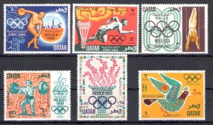 1968 QATAR, SG n. 264/69 - Mexican Olympics - MNH**