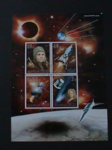 ​KOREA-2001 SC#4172- SPACE EXPLORATION CTO  S/S  VERY FINE, HARD TO FIND