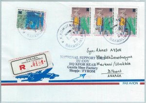 66963 - TURKEY - Postal History -  Turkish Peace Forces in MACEDONIA - SFOR 2001